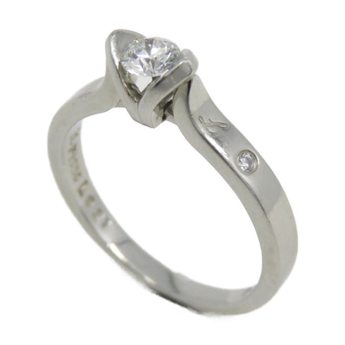 Fine Jewelry 0.21ct Diamond Ring US#5.625 PT950 Platinum