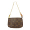 LOUIS VUITTON LV GHW Mini Pochette Accessoires Handbag M58009 Monogram Brown v3