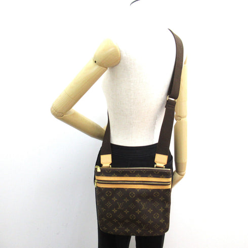 LOUIS VUITTON LV GHW Pochette Bosphore Shoulder Bag M40044 Monogram Brown