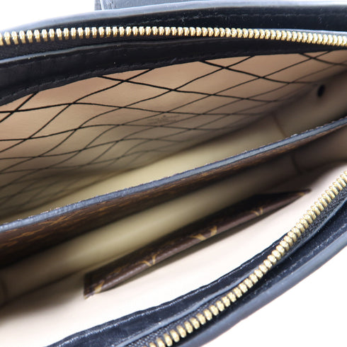 LOUIS VUITTON LV GHW Trunk Clutch Shoulder Bag M43596 Monogram Brown