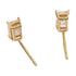 FINE JEWELRY 0.363ct/0.337ct Diamond Earrings 18K Yellow Gold