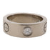 CARTIER Love Ring Half Diamond Ring 18K White Gold Cartier#49 US#5 B4032549