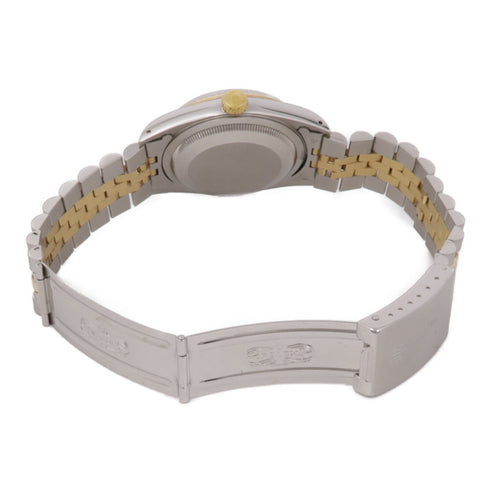 ROLEX Datejust 36mm 16233SG Automatic Watch 18K YG Stainless Steel Diamond White