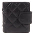 CHANEL CC SHW Cambonline Wallet Lambskin Leather Black
