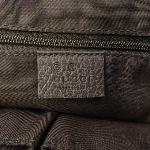 GUCCI GG GHW Handbag Shoulder Bag 341503 PVC Brown