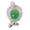 JEWELRY 4.1g Jade Pendant Top 18K White Gold