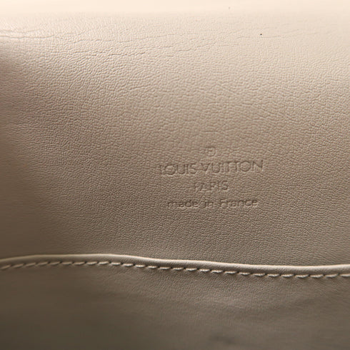 LOUIS VUITTON LV GHW Thompson Street Shoulder Bag Monogram Vernis M91123 Silver