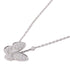 Van Cleef & Arpels Two Butterfly Pendant Necklace VCARO3M400 18K Gold Diamond