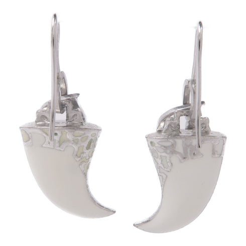 Dior Earrings Accessories PVC/Metal White/Silver