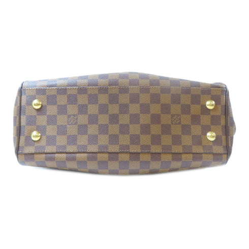 LOUIS VUITTON LV GHW Trevi PM 2 Way Bag N51997 Damier Ebene Brown