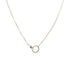 CARTIER Baby Love Necklace 18K White Gold #42cm