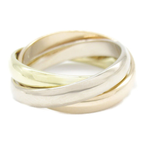 CARTIER Trinity Ring 18K Yellow Gold White Gold Rose Gold Cartier#49 US#4.75