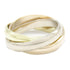 CARTIER Trinity Ring 18K Yellow Gold White Gold Rose Gold Cartier#49 US#4.75