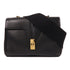 CELINE GHW Teen Soft 16 Shoulder Bag Calfskin Leather Black
