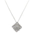 MIKIMOTO 0.16ct Diamond Necklace 18K White Gold PT850 Platinum