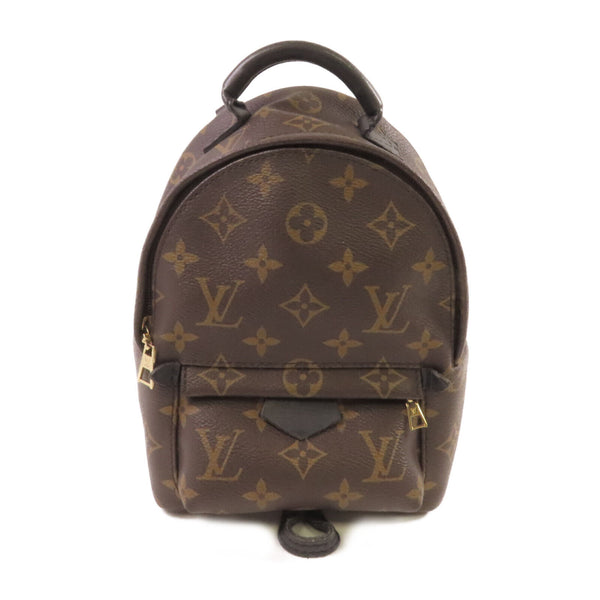 LOUIS VUITTON LV GHW Palm Springs Mini Backpack Rucksack M44873 Monogram Brown