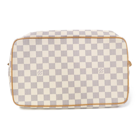 LOUIS VUITTON LV GHW Saleya MM Hand Bag/Tote Bag N51185 Damier Azur White