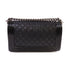 CHANEL Quilted SHW CC Boy Chanel 25 Chain Shoulder Bag Calfskin Leather Black