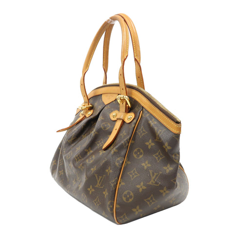 LOUIS VUITTON LV GHW Tivoli GM Handbag M40144 Monogram Brown v2