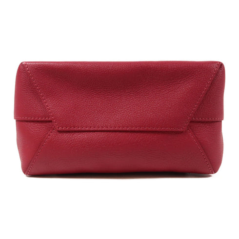 LOUIS VUITTON LV SHW Lockme Backpack M52734 Soft Grained Leather Beige/Rouge