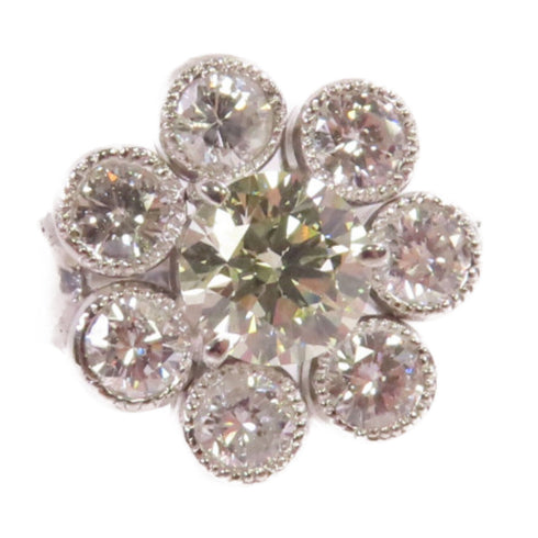 FINE JEWELRY 1.187ct Diamond 1.11ct Diamond Ring PT900 Platinum US#6.5