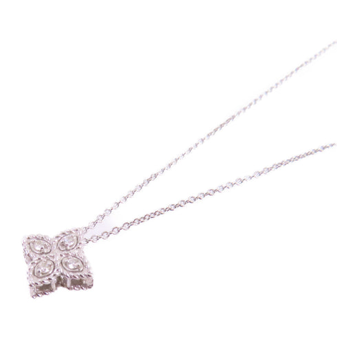 JEWELRY Diamond Necklace 18K White Gold v4