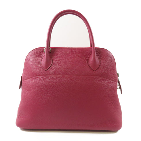 HERMES PHW Bolide 31 2 Way Bag Clemence Leather Ruby