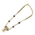 CHANEL CC Necklace C22A Metal PVC Gold Color