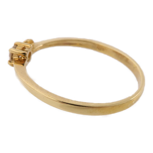 JEWELRY Diamond Ring 18K Yellow Gold US#7 v1