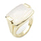 BVLGARI Allegra Quartz Ring 18K Yellow Gold US#5.25