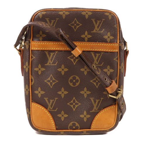 LOUIS VUITTON LV GHW Danube Shoulder Bag M45266 Monogram Brown v2