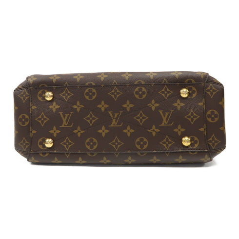 LOUIS VUITTON LV GHW Montaigne MM 2 Way Bag Handbag M41056 Monogram Brown v2