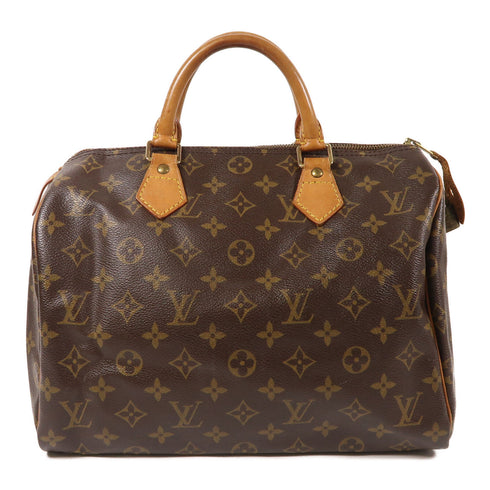 LOUIS VUITTON LV GHW Speedy 30 Hand Bag M41526 Monogram Brown v1
