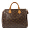 LOUIS VUITTON LV GHW Speedy 30 Hand Bag M41526 Monogram Brown v1