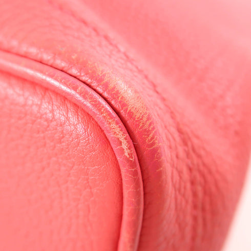 HERMES PHW Garden Party PM Handbag Tote Bag Negonda Leather