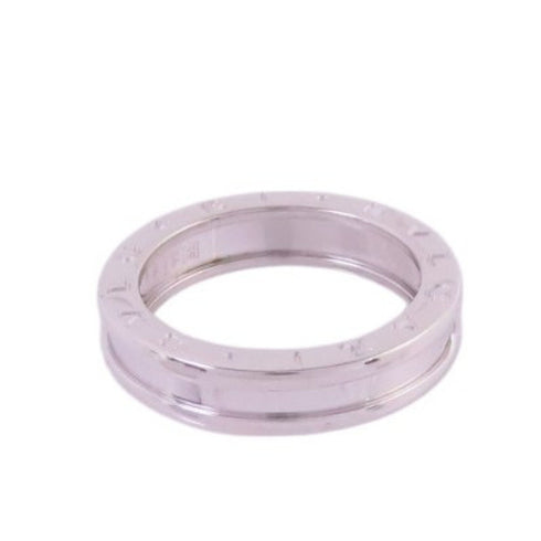 BVLGARI B-zero 1 1Band Ring#55 US#7 Ring 18K White Gold