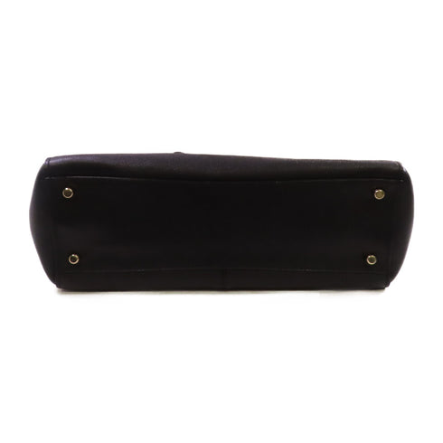 COACH GHW Handbag Shoulder Bag Crossbody Calfskin Leather 37148 Black