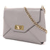 GIVENCHY GHW Chain Shoulder Bag Lambskin Leather Grey