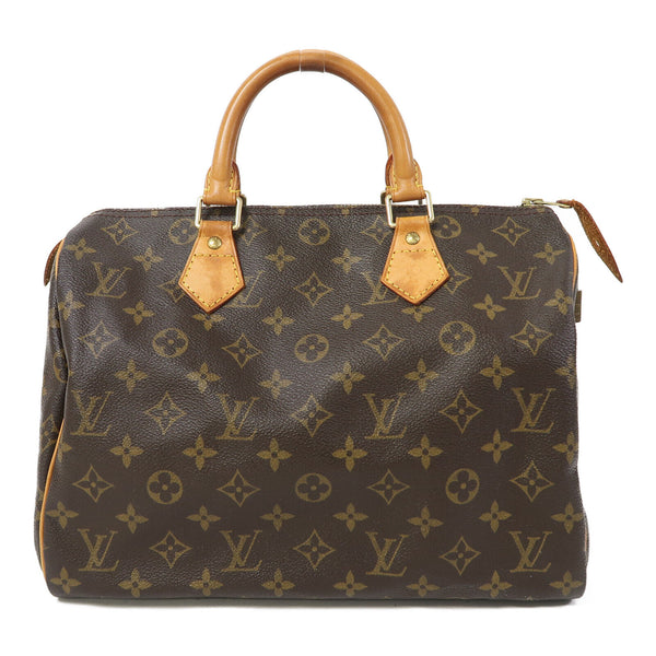 LOUIS VUITTON LV GHW Speedy 30 Hand Bag M41526 Monogram Brown v2
