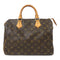 LOUIS VUITTON LV GHW Speedy 30 Hand Bag M41526 Monogram Brown v2