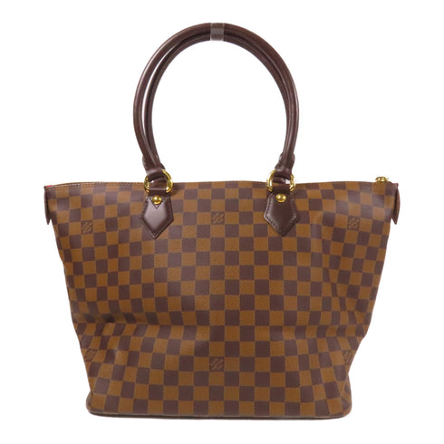 LOUIS VUITTON LV GHW Saleya MM Shoulder Bag Handbag N51182 Damier Brown