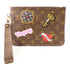 LOUIS VUITTON LV GHW Patches City Clutch M63447 Monogram Brown