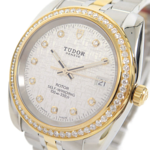 TUDOR Classic 38mm Automatic Watch 21023 Stainless Steel/18K Yellow Gold Silver