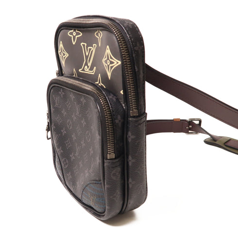 LOUIS VUITTON SHW Patchwork Amazon Crossbody Sling Bag M45439 Monogram Eclipse