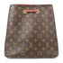 LOUIS VUITTON LV GHW Neo Noe MM Shoulder Bag M44021 Monogram Brown/Red