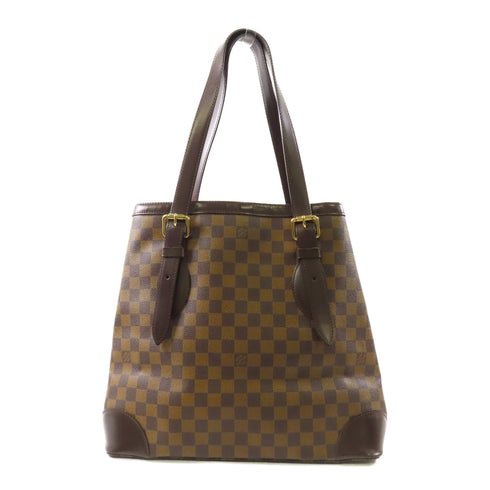 LOUIS VUITTON LV GHW Hampstead MM Shoulder Tote Bag N51204 Monogram Brown