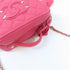 CHANEL Quilted CC GHW Vanity Case 2 Way Shoulder Handbag Caviar Leather Pink