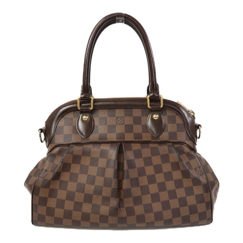 LOUIS VUITTON LV GHW Trevi PM Handbag/Tote Bag N51997 Damier Brown