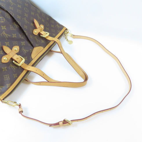 LOUIS VUITTON LV GHW Palermo GM 2 Way Shoulder Bag M40146 Monogram Brown v2