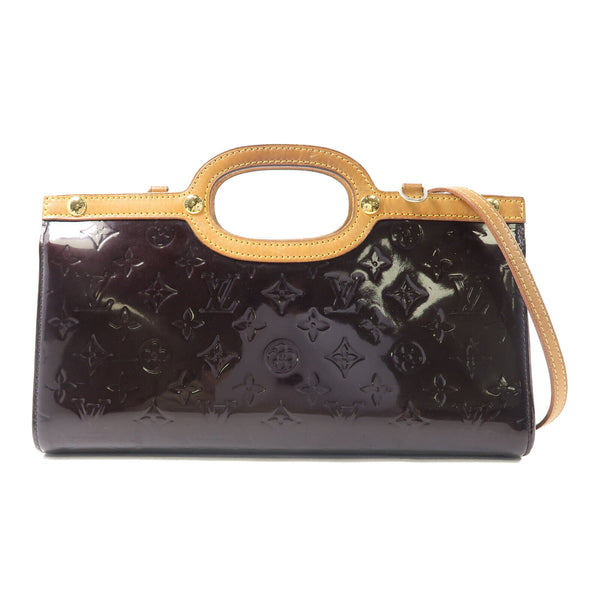 LOUIS VUITTON LV GHW Roxbury Drive 2Way Shoulder Monogram Vernis M91995 Burgundy